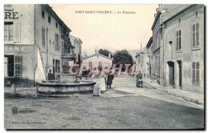 Postcard Old Pont-Saint-Vincent La Fontaine