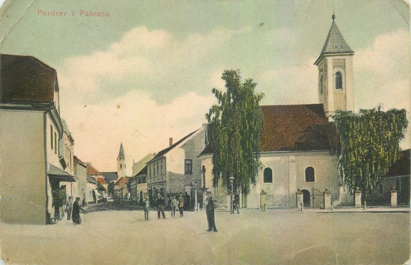 Postcard Croatia Pozdrav z Pakraca