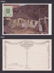 Postcard, Austria Vienna, Bauernhof in Neustift a. W.