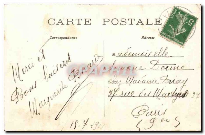 Paris Old Postcard Basilique du Sacre Coeur in Montmartre