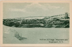 Dawson Yukon Indigenous Village Moosehide Unused Cribbs Postcard H33