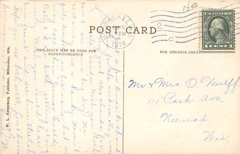 Enterence To Lake Park  Milwaukee WI 