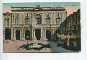 438785 Malta Public Library Vintage postcard