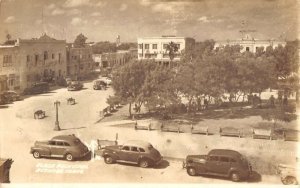 Reynoso Tamaulipas Mexico air view Plaza Principal real photo pc ZA441506