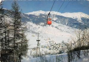 BR14334 Vallee de la guisane Chantemerle Serre Chevalier cable train  france