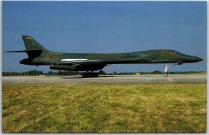 Rockwell B-1B 86-0123 of 319th BW at RAF Fairford Aircraft Postcard