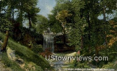 The Glen, Overlook Park West Milton OH Postal Used Unknown