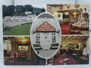 Vintage Multiview Postcard 15th Century Britannia Inn Llangollen North Wales