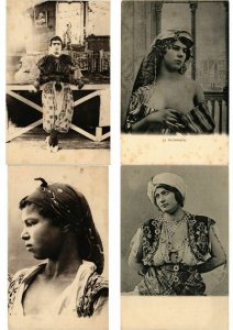 NORTH AFRICA TYPES ARAB GIRLS 44 CPA Pre-1940 with BETTER (L2814)