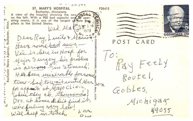 Postcard HOSPITAL SCENE Rochester Minnesota MN AR1623