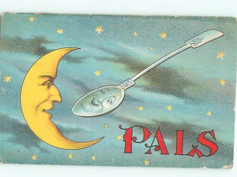 Pre-Linen Comic THE MOON AND THE SPOON ARE PALS AB8425