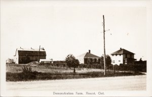 Hearst Ontario Demonstration Farm Unused Real Photo Postcard G40