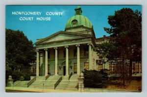 Montgomery County Court House Clock, Norristown Pennsylvania Vintage Postcard