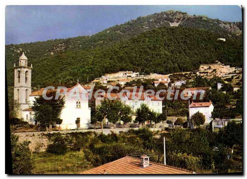 Postcard Modern Olivese Corsica Partial View To The Village