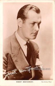 Robert Montgomery Movie Star Actor Actress Film Star Unused 