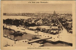 CPA OUISTREHAM-RIVA-BELLA - sous la neige (140468)