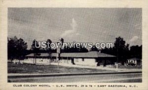 Club Colony Motel in East Gastonia, North Carolina