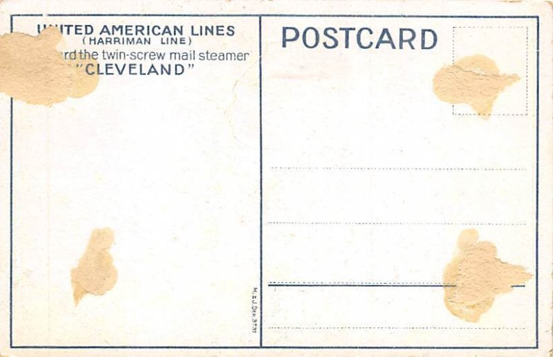 Cleveland United American Line Unused 