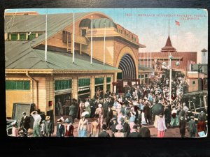 Vintage Postcard 1913 Entrance to Dancing Pavilion Venice California (CA)