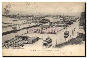 Old Postcard Marseille on the Joliette Basins