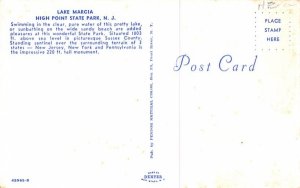 Lake Marcia High Point State Park, New Jersey Postcard