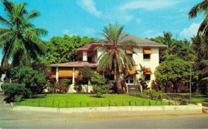 USA Little White House in Florida Key West Vintage Postcard 07.14