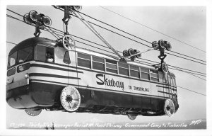 Mount Hood Skiway Government Camp to Timberline Real Photo Postcard AA57826 