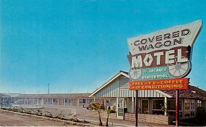 Covered Wagon Motel 7830 Crescent Ave Bueno Park California CA Chrome
