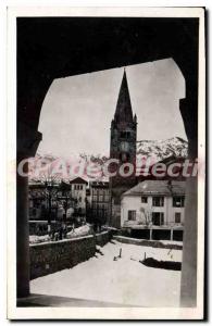 Old Postcard SAINT-ETIENNE-DE-TINEE steeple