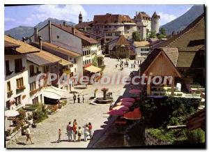 Postcard Modern GRUYERES castle