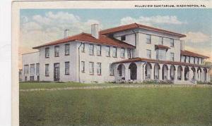 Pennsylvania Washington The Hillsview Sanitarium