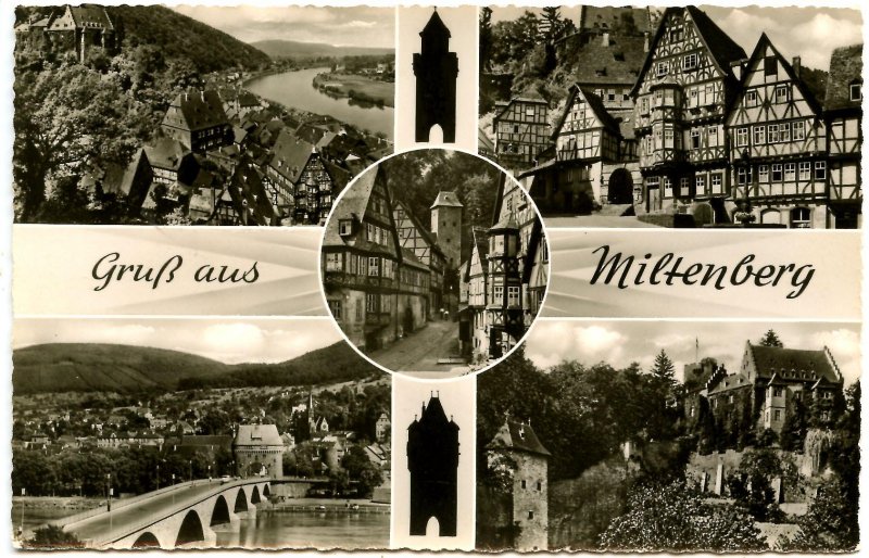 Germany - Gruss Aus Miltenberg (Multi-View)  *RPPC