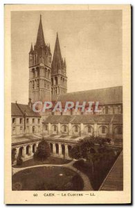 Old Postcard Caen The cloister