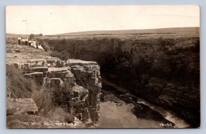 K5/ Dell Rapids South Dakota Postcard RPPC c20s The Dell Geology People333