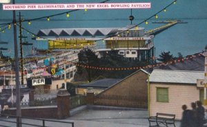 Southend On Sea Essex New Bowling Pavillion Illuminations Postcard