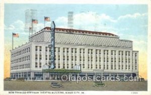 New Frances Orpheum Theatre Building Sioux City, IA, USA 1929 