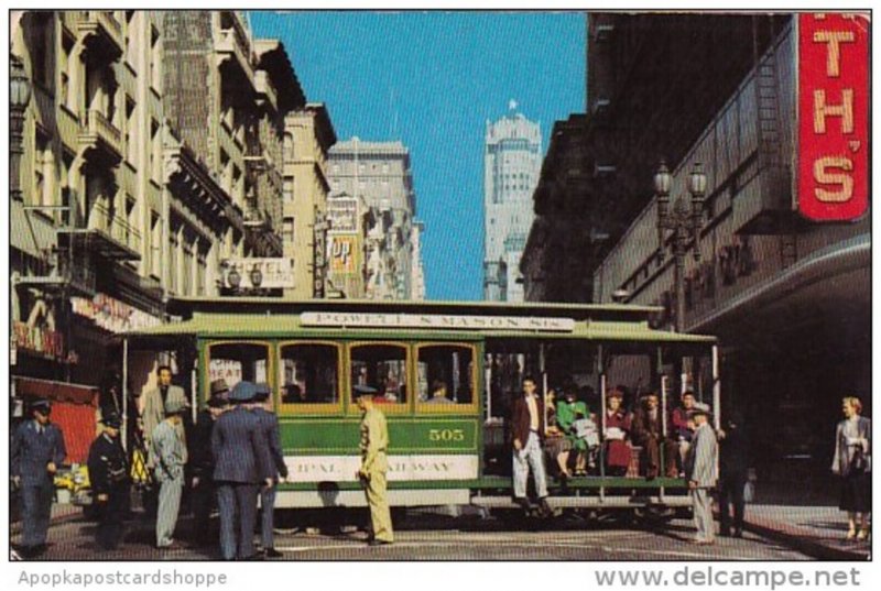 California San Francisco Cable Car Turntable