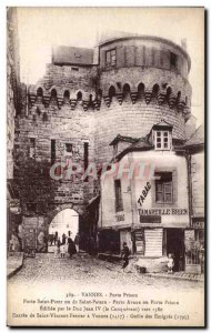 Old Postcard Valves Gate Prison Gate Saint Pater or Saint Patern