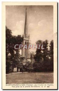 Old Postcard Saint Julien L & # 39Ars The Tower I & # 39Eglsie view Taking th...