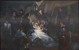 British Navy Lord Horatio Nelson - DEATH OF NELSON c1910 Postcard