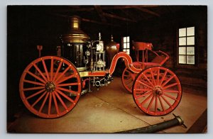 Calico Ghost Town Near Yermo And Barstow California Vintage Fire Engine Postcard