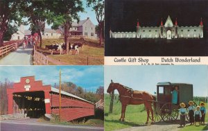 (4 cards) Amish Country near Lancaster PA Pennsylvania Gift Shop Horse and Buggy