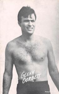 Glenn Corbett Non Postcard Backing Unused 