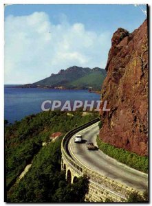 Modern Postcard The Cote d & # 39Azur Corniche Road