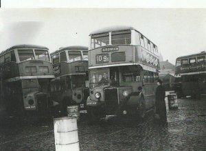 Transportation Postcard - 1940 Daimler COGS, 1939 Leyland Titan - Buses - 17811A