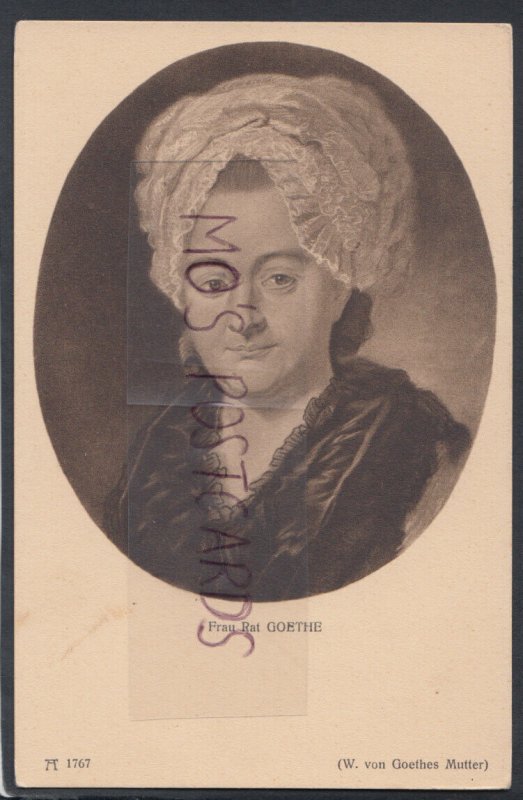 Famous People Postcard - Katharina Elisabeth Goethe, Frau Rat RS17279