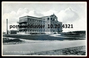 h5121 - ST. HYACINTHE Quebec Postcard 1920s St. Charles Hospital