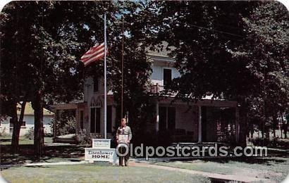 Boyhood Home of General Dwight D Eisenhower Abilene, KS, USA Unused 