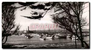 Old Postcard Ile D & # 39Oleron the Cotiniere Port Boat