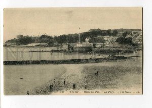 263033 UK Bailiwick of Jersey Beach Vintage postcard